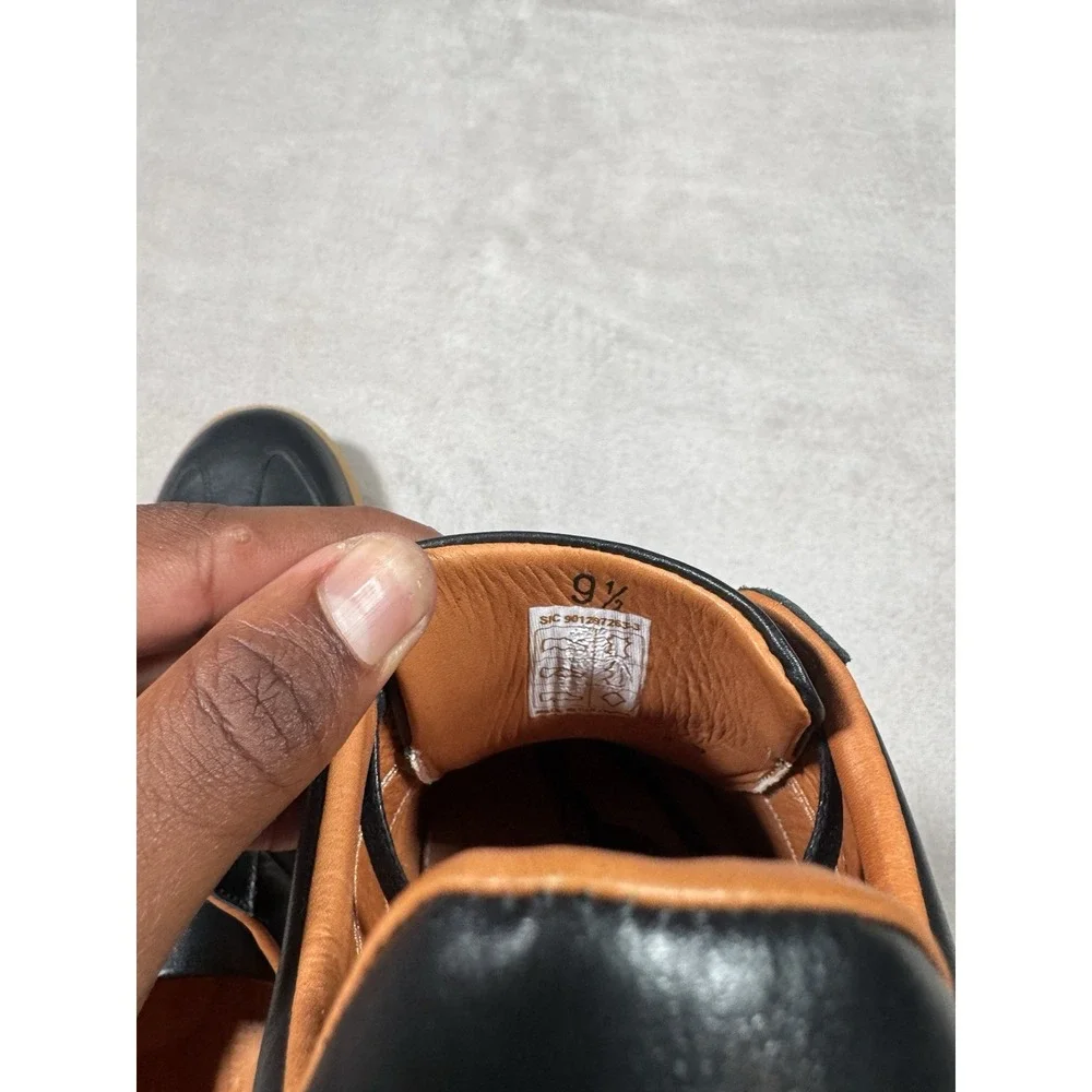 Beckett Simonon Morgen Classic Leather German Army GAT Trainer Black Gum 9.5